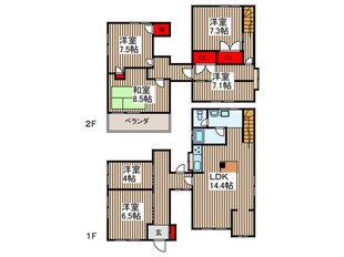 小敷谷戸建の物件間取画像